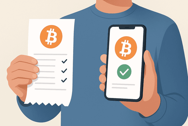 Bitcoin Receipt Meaning: What a Payment Proof Shows