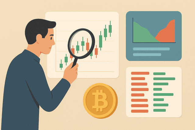 How Crypto Charts Work: X-Axis Time, Y-Axis Price, and How to Read Line, Candlestick, and Bar Charts